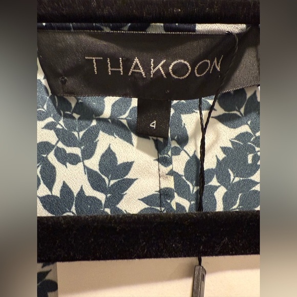 Thakoon Blue Floral Striped Dress - Picture 2 of 4